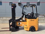 2009 Bendi B30/48E-180D Electric Stage Mast 3000 Lb Cushion Tire Forklift. Fixed Price $21985.00.