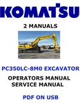 Komatsu PC350LC-8M0 Hydraulic Excavator Owners Service Shop Operators Manual Pdf. Fixed Price $35.00.