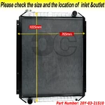 Radiator For Komatsu Excavator PC200-6 PC210-6 PC220-6 6D95 Engine #20Y-03-21710. Fixed Price $499.00.