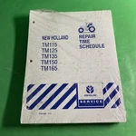 Heavy Equipment: New Holland TM115 TM125 TM135 TM150 TM165 Repair Manual / Cam. Fixed Price $98.23.