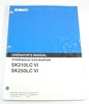 Kobelco SK210LC Vi SK250LC Excavator Operator Maintenance Schematics Manual. Fixed Price $69.19.