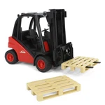 Linde H30D Forklift With Pallets By Bruder 02511. Fixed Price $40.94.