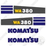 Fits Komatsu WA380-6 Kit Wheel Loader Equipment Decals (wa 6). Fixed Price $199.95.