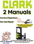 Clark NP300 20 Narrow Aisle Forklift Operators Service Repair Manual Pdf On Usb. Fixed Price $40.00.