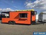 2026 Empire Cargo Trailer 8 X 22 Concession Bbq Porch Food Truck. Fixed Price $22995.00.