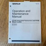 Caterpillar IT14G Toolcarrier 914G Wheel Loader Operation Maintenance Manual. Fixed Price $59.99.
