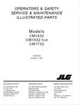 Jlg CM1432-PLUS CM1732 Scissor Lift Operators Service Parts Manual Pdf. Fixed Price $39.99.