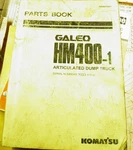 Komatsu HM400-1 Parts Book 1033-UP. Fixed Price $49.99.