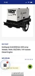 Multiquip Whisper Quiet D.c. Welder/ A.c. Generator DLW-400ESA4. Fixed Price $19500.00.