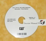 SEBP2820 Cat 301.5 301.6 301.8 Mini Excavator Parts Manual Book Cd. 3YW Bdh Bfa. Fixed Price $99.00.