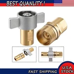 1 Npt Truck Trailer Brass Wet Line Wing Nut Hydraulic Quick Disconnect Coupler. Fixed Price $41.99.