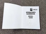 Grove S4000 Carry-deck Crane Owner Operator User Manual Book. Fixed Price $125.78.