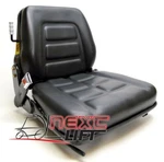 New Vinyl Forklift Suspension Seat - Belt Switch Universal Fitment. Fixed Price $205.00.