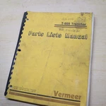 Vermeer T-555 Trencher Parts Manual Book List Catalog 1991 Cable Plow Ride On. Fixed Price $67.46.