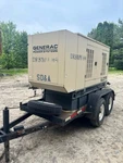 Generac 50KW Diesel Generator Daewoo SD050 1/3PH 381HRS W/ Trailer Tested. Fixed Price $7260.00.