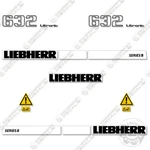 Fits Liebherr 632B Decal Kit Wheel Loader Replacement Sticker Set (632 Series B). Fixed Price $199.95.
