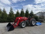Unused Massey Ferguson 2607H Farm Tractor - 4X4 Non Def Dpf 74HP 39 Hrs. Fixed Price $39990.00.