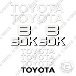 Fits Toyota Skid Steer SDK-8 Decal Kit. Fixed Price $89.95.