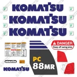 Fits Komatsu PC88MR-8 Decal Kit Midi Excavator 7 Year Outdoor 3M Vinyl!. Fixed Price $174.95.