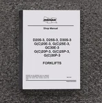 Doosan Daewoo D30S-3 GC20S-3 Forklift Truck Shop Service Repair Manual. Fixed Price $124.74.