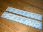Felling Trailers Decal Kit (set Of 2) White 36 Replacement Stickers. Fixed Price $44.95.