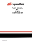 Ingersoll Rand Blaw Knox PF-875 PF875 Paver Finisher Parts Catalog Manual Book. Fixed Price $127.52.