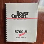 Power Curber 5700-B Super Parts Manual For & Gutter Machine 2006. Fixed Price $65.00.