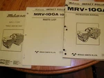 Mikasa MRV-10GA Impact Roller Operation Maintenance Manual, Parts Book Compactor. Fixed Price $22.79.