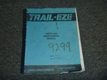 Dakota Trail-eze DG5022H3 Trailer Shop Service Repair Parts Catalog Manual. Fixed Price $67.89.