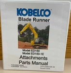 Kobelco ED150/ED150-1E Attachments Parts Manual YL04 And YL05 Series. Fixed Price $85.00.