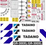 Tadano GR-300XL Crane Kit Very High Quality Aftermarket Decals. Fixed Price $303.00.