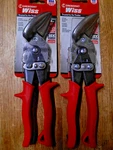 Crescent Wiss Offset Snips: Left/straight, 9-1/4" Overall Lg. Model M6R (qty. 2). Fixed Price $38.00.