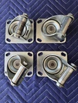 Colson Set Of Four Swivel Plate Caster, 4 In Dia, 700LB. Fixed Price $110.00.