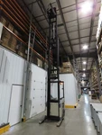 Crown Narrow Aisle Reach Truck Forklift Stand On 36V 3500LBS 5746.2H 25'. Fixed Price $14999.99.