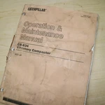 Caterpillar CB-634 Compactor Roller Operation Operator Maintenance Manual. Fixed Price $26.00.