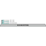 Komatsu Pc 12UU Excavator Decal Set New. Fixed Price $189.21.