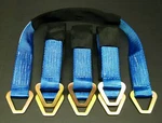 4 Axle Straps 36" Car Trailer Auto Hauler Tow Truck Atv Tie Down Wheel Bl. Fixed Price $25.99.