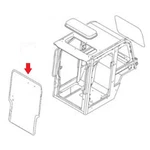 0880865301 Front Windowpane Cab Glass Fits Takeuchi Skid Steer TL240 TL250. Fixed Price $507.32.