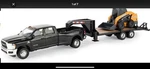 1/32 Ram Dually Quad Cab & Lowboy Trailer Case SV340B Skidsteer 47155. Fixed Price $15.00.