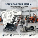 Kubota LA1154EC LA135EC Front Loader Service Repair Workshop Manual Usb. Fixed Price $23.99.