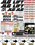 Fits Jlg 800A Boom Lift Decal Kit 3M Vinyl Free Shipping. Fixed Price $259.95.