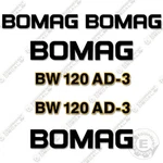 Fits Bomag BW120AD-3 Decal Kit Roller 7 Year Vinyl. Fixed Price $89.95.