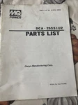 Mq Multiquip Power DCA-25SSIU2 Genset Parts Manual Catalog Book List Generator. Fixed Price $69.99.