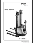 Crown Series SX3000-30, SX3000-40 Forklift Parts Catalog Manual Pdf Usb. Fixed Price $39.99.
