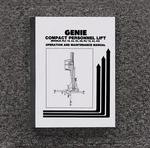 Genie PLC24 Compact Personnel Lift Operator Owner User Manual. Fixed Price $104.49.