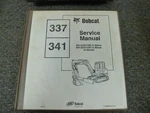 Bobcat Models 337 & 341 Long Arm Midi Mini Excavator Shop Service Repair Manual. Fixed Price $122.57.