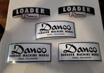 Ih Cub Cadet, John Deere, Wheel Horse Danco Loader 5 Piece Decal Set. Fixed Price $38.95.