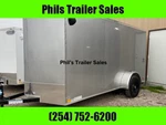 Continental Cargo New 6X12 V-nose Enclosed Delux Package Trailers. Fixed Price $4099.00.