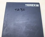 Terex TA30 Articulated Dump Truck Repair Shop Service Manual Book Guide 1999. Fixed Price $112.50.