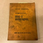 Komatsu D55S-3 Service Shop Repair Manual Shovel Dozer Track Loader Guide Book. Fixed Price $79.99.
